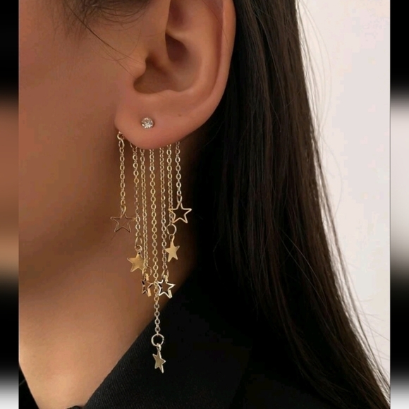 STAR Tassel Earrings - Picture 1 of 5